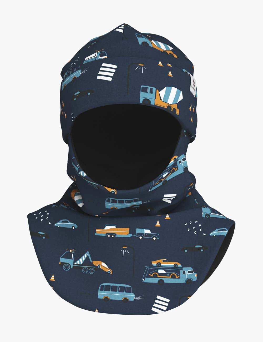 Fleece Balaclava For Kids FERN - Vehicles